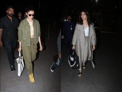 Pictures! Alia Bhatt & Anushka Sharma Look Fabulous At The Airport