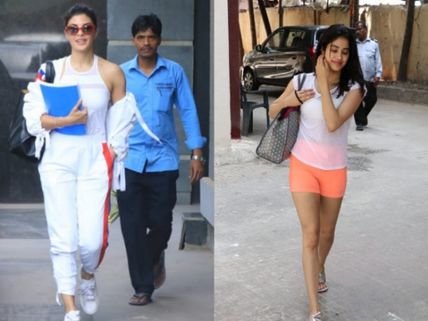 Jacqueline Fernandez Keeps It Cool In White; Janhvi Kapoor Snapped Looking Cute In Her Gym Look