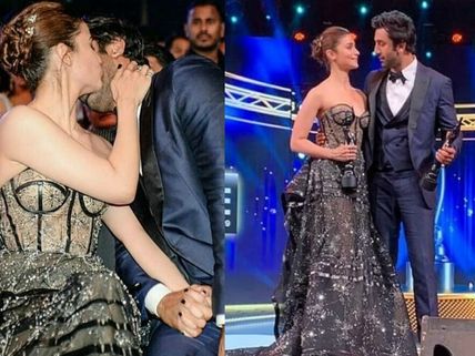 Filmfare Awards 2019: Alia Bhatt KISSES Ranbir Kapoor, Publicly Professes Her Love For Him!