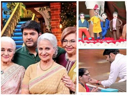 Helen, Asha Parekh & Waheeda Rehman To Make Fans Nostalgic; Kapil Celebrates Pre-B'day On TKSS Sets!
