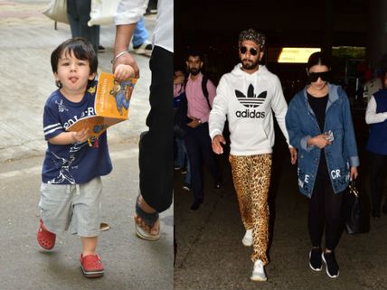 Ranveer Singh Swaps His Sunglasses With His Sister At Airport; Taimur Makes Funny Faces To The Paps
