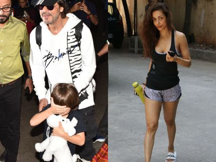 Shah Rukh Khan And A Shy AbRam Khan Snapped At Airport; Malaika Arora’s Tuesday Gym Look