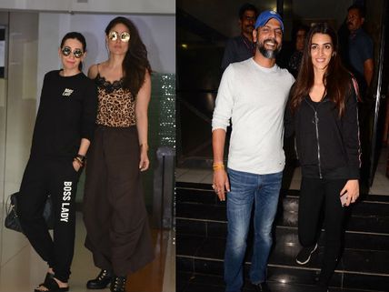 Kareena Kapoor Khan & Karishma Kapoor’s Sisters Day Out; Kriti Sanon Snapped At The Cinemas