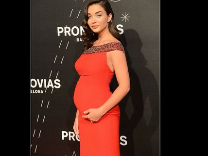 Amy Jackson Flaunts Her Baby Bump In The New Picture