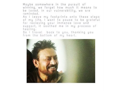 Irrfan Khan Returns To India After Cancer Treatment, Shares An Emotional Post!