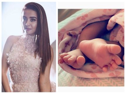 Surveen Chawla Blessed With A Baby Girl; Shares The First Glimpse Of The Baby; Reveals The Name!