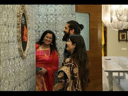 VIEW PIC: Yash & Radhika Pandit Visit Ambareesh's New House! Sumalatha Greets Them With A Smile