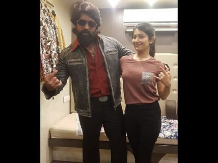 When Radhika Pandit & Yash Goofed Around On The Sets Of KGF! VIEW PICTURE