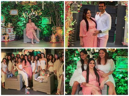 Esha & Bharat Celebrate Their Baby Shower For The Second Time! View Pictures Here