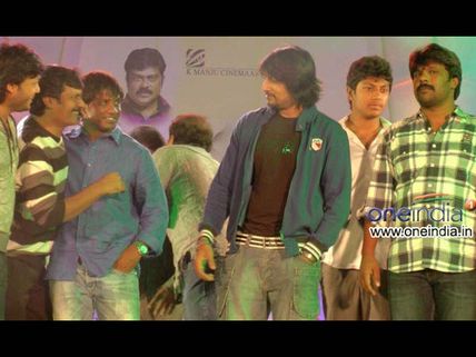 Sudeep Wishes Duniya Vijay On Taking A Step Ahead With His Directorial Debut