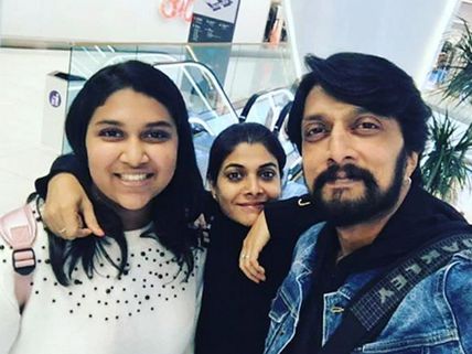 Sudeep's Family Holiday PICS LEAKED! Pailwaan Star Is In London For World Cup 2019
