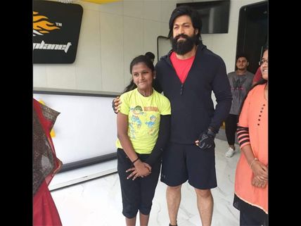 Yash Plays Hero In Real Life! Fulfils A Young Fan's Wish Who Survived An Electric Shock