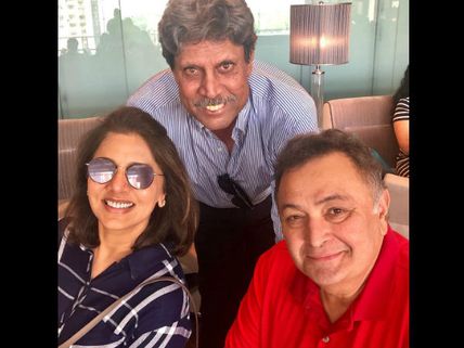 After Aishwarya Rai & Abhishek, Kapil Dev Drops By To Meet & Greet Rishi Kapoor In New York City! 