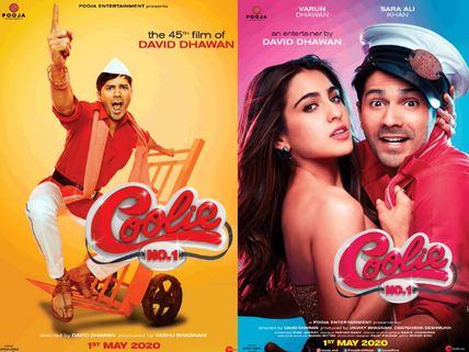 Coolie No 1 Posters: Varun Dhawan & Sara Ali Khan Promise An Entertaining Ride!