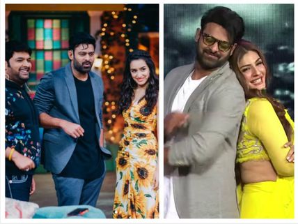 Prabhas & Shraddha Kapoor Promote Saaho On The Kapil Sharma Show & Nach Baliye 9 (PICS)