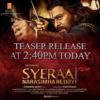 Sye Raa Narasimha Reddy Teaser : A Mega Treat For Chiranjeevi Fans