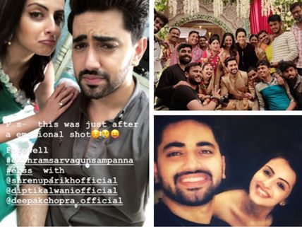 Ek Bhram Sarvagun Sampanna: Shrenu Parikh & Zain Imam Get Emotional On Last Day Of Shoot (PICS)