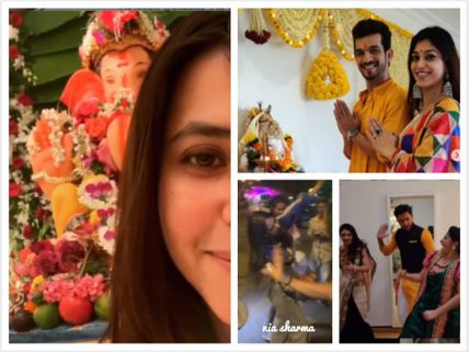Ganesh Chaturthi: Mouni Roy, Arjun Bijlani, Ekta Kapoor & Other TV Actors Welcome ‘Bappa’