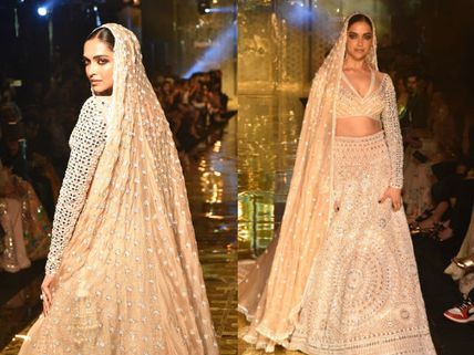 Deepika Padukone Is ETHEREAL On The Ramp As She Walks For Abu Jani And Sandeep Khosla!