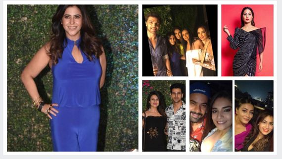 Erica Fernandes, Parth Samthaan, Sriti, Shabbir & Others Look Super Stylish At Ekta Kapoor’s Bash