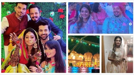Yeh Rishta Kya Kehlata Hai’s Mohena Singh Looks Every Bit Royal At Her Mehendi & Sangeet (PICS)