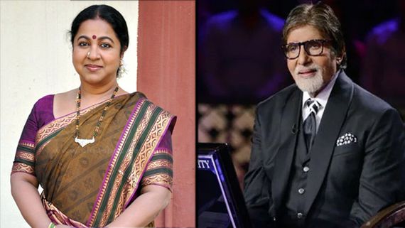 Radhika Sarathkumar To Host 'Kodeeswari'; Amitabh Bachchan Wishes The First Woman Anchor Of KBC