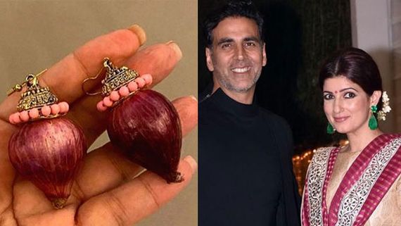 Akshay Kumar Gifts Wife Twinkle Khanna ‘Onion Earrings’; Netizens Just Can’t Keep Calm