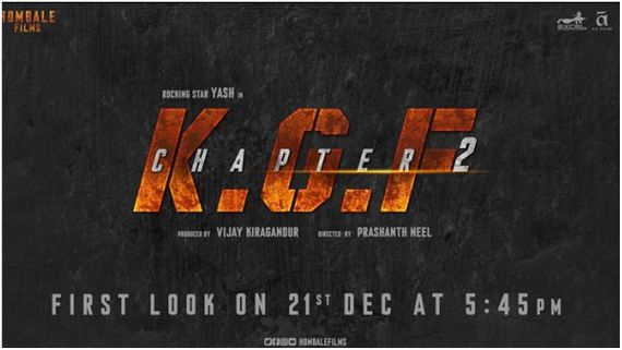 KGF: Chapter 2 First Look To Release On December 21!