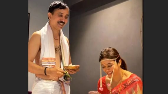 Ex-Bigg Boss Contestant Nehha Pendse's Pre-wedding Functions Begin With Grahmukh Pooja