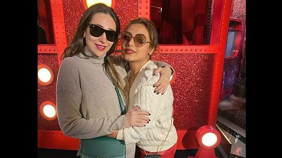 Rani Mukerji And Karisma Kapoor Catch Up In London; Karan Johar Captures The Moment!