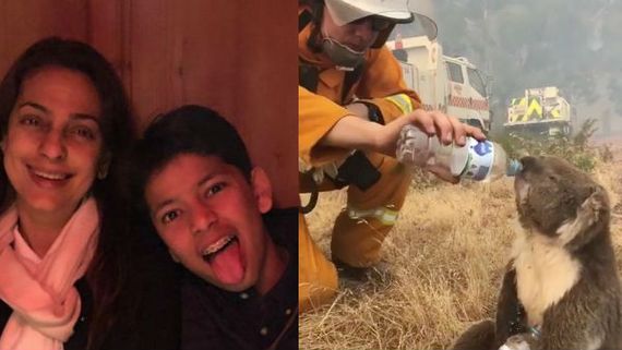 Juhi Chawla’s Son Donates Rs 28,000 To Australian Fire Relief Fund, Asks His Mum What She Is Doing