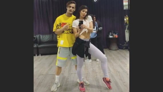 Asim Riaz Rehearses With Jacqueline Fernandez For A Music Video; Picture Goes Viral