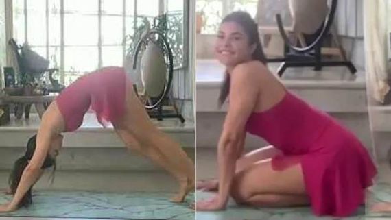 Jacqueline Fernandez Inspires Fans To Take On Yoga As Gyms Shutdown Due To Coronavirus
