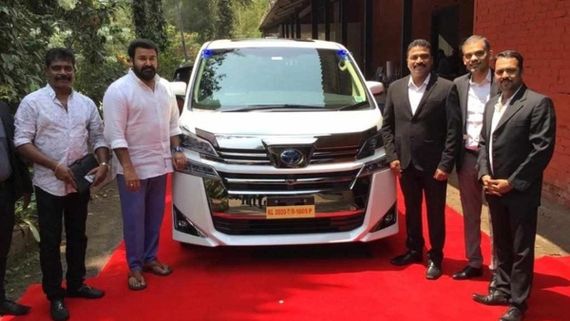 Mohanlal Brings Home A Brand New Toyota Vellfire Luxury MPV!