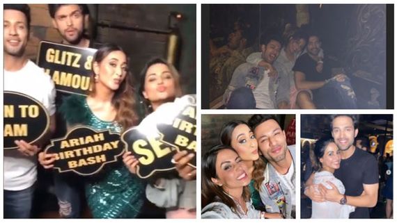 Parth Samthaan Parties With Hina Khan & Sahil Anand At Ariah Agarwal's Birthday Bash (PICS)
