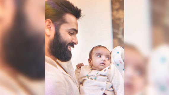 Ram Pothineni Shares An Adorable Picture With His Newborn Nephew; Check Out