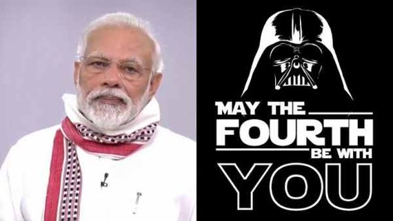 Fans Can't Keep Calm As PM Modi Announces Lockdown 2.0 Will Be Lifted On May 4- Star Wars Day