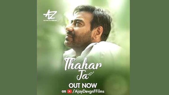 Ajay Devgn Unveils Thahar Ja; Says He Took The Help Of His Son Yug To Shoot The Song