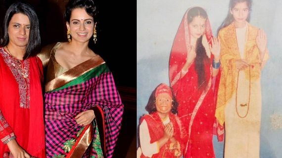 Kangana Ranaut Dressed As Sita For A School Play; Sister Rangoli Chandel Shares A Childhood Memory