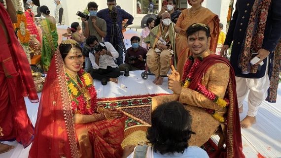 Actor Nikhil Siddharth Gets Hitched To Pallavi Varma! Here Are The Pictures!