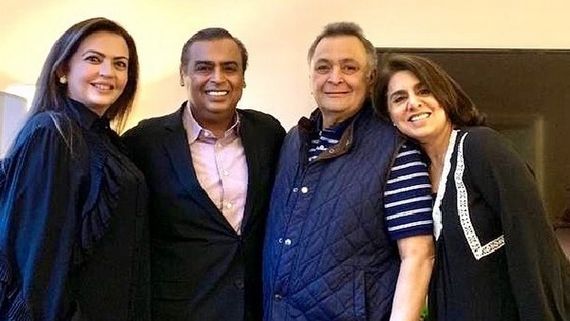 Rishi Kapoor's Wife Neetu Kapoor Thanks Mukesh Ambani & Family: 'You Have Been Our Guardian Angels'