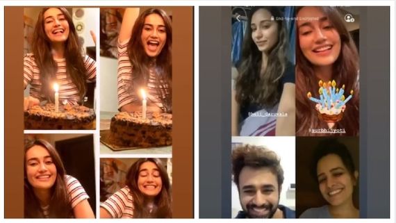 Surbhi Jyoti Celebrates Birthday At Home; Naagin Friends Pearl V Puri, Anita, Nia & Others Wish Her