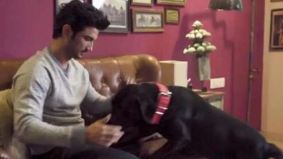 Sushant Singh Rajput's Sister Shares Picture Of Pet Dog Fudge With Their Dad