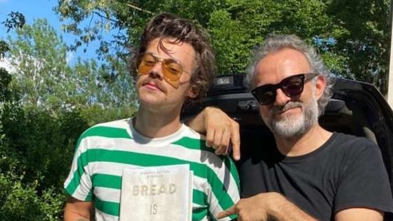 Harry Styles Debuts New Look With Moustache And Netizens Can't Keep Calm