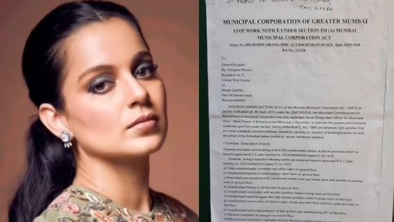 BMC Issues 'Stop Work' Notice To Kangana Ranaut After Inspection Of Her Office