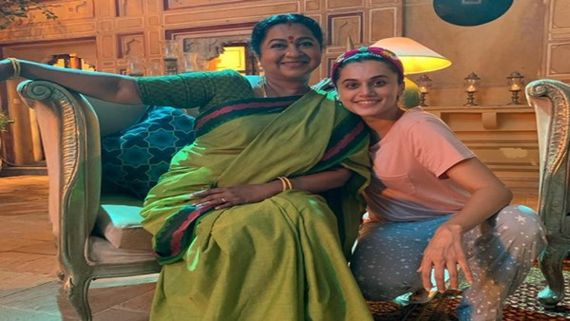 Radikaa Sarathkumar Joins Taapsee Pannu’s Comedy Project; Shares Adorable Picture On Instagram