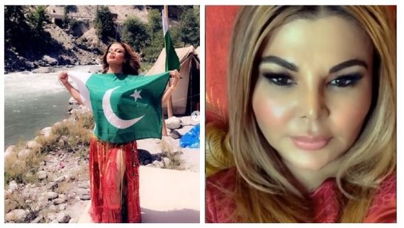 Rakhi Sawant's Old Pic Hugging Pakistani Flag Goes Viral; Netizens Slam Saying 'This Is Her Reality'