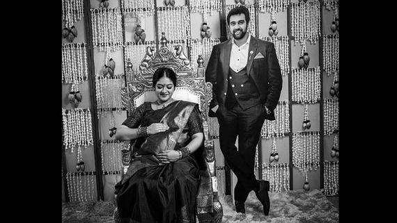 Meghana Raj’s Baby Shower Picture With Chiranjeevi Sarja’s Cutout Goes Viral On Social Media