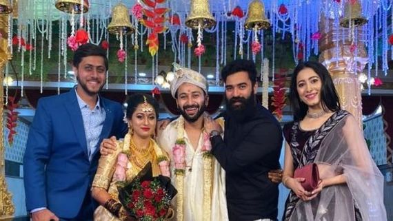 Lakshmi Baramma Fame Chandu Gowda Ties The Knot With His Long-Time Girlfriend Shalini Nayana