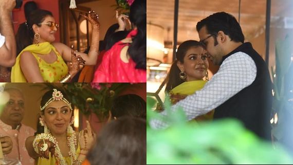Kajal Aggarwal Dances With Gautam Kitchlu At Her Haldi Ceremony; Photos Go Viral